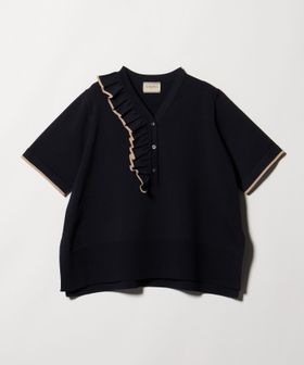 UNITED ARROWS/ミニマル フリル ショートスリーブ ニット/ニット / セーター