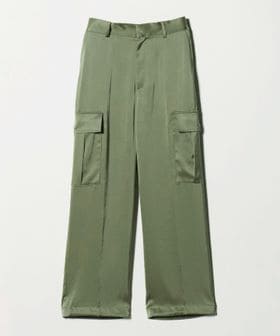 UNITED ARROWS/サテン クリーン ポケット パンツ ‐ウォッシャブル‐/カーゴパンツ