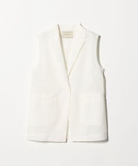 UNITED ARROWS/シアー ミドル ベスト ‐ウォッシャブル‐/ベスト