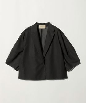 UNITED ARROWS/シアー ショート ジャケット ‐ウォッシャブル‐/テーラードジャケット