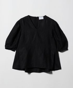UNITED ARROWS/リネン フレア パフスリー ブブラウス ‐ウォッシャブル‐/シャツ / ブラウス