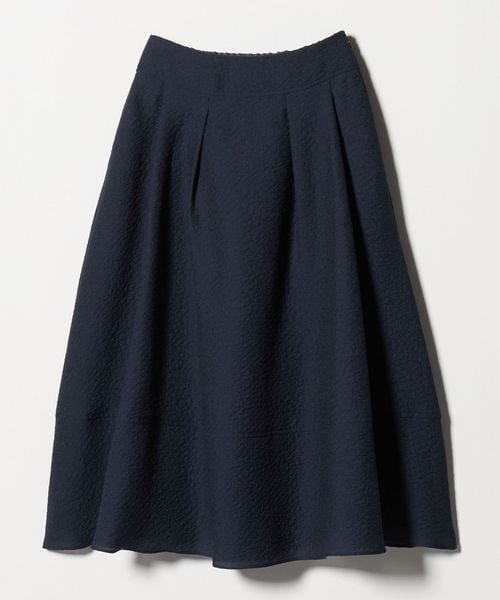 UNITED ARROWS/オーガンジー ジャガード フレアスカート ‐ウォッシャブル‐/ミモレ / ロング