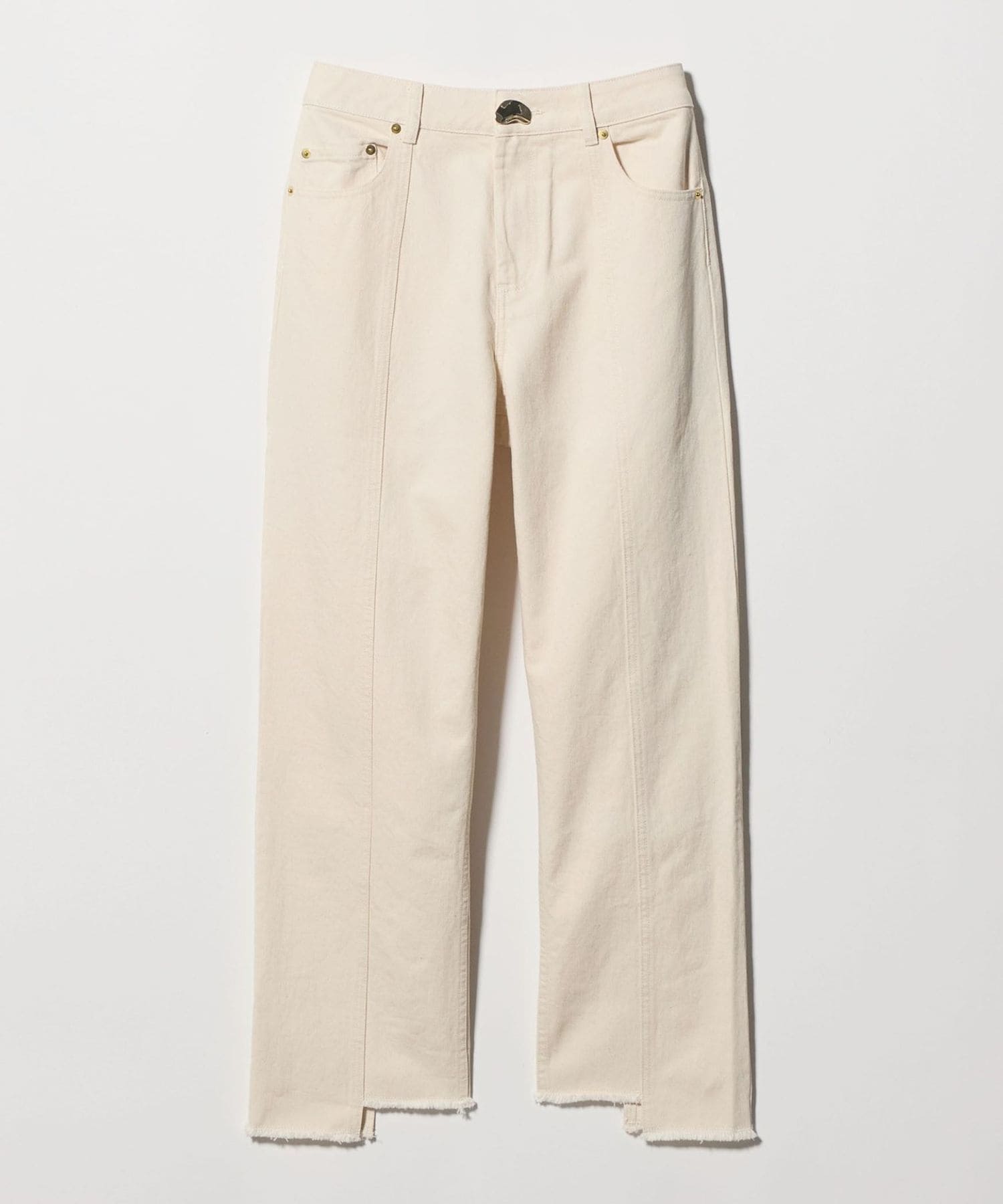 AKYN＞SOL STRAIGHT デニムパンツ OFF WHITE