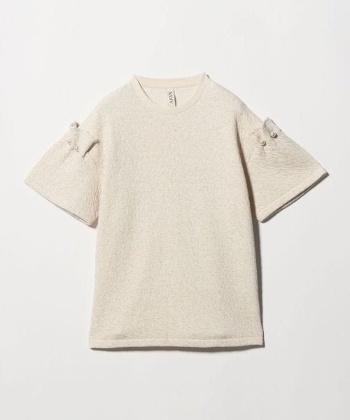 AKYN/＜AKYN＞ジャガード パールライク ショートスリーブ カットソー/Tシャツ / カットソー