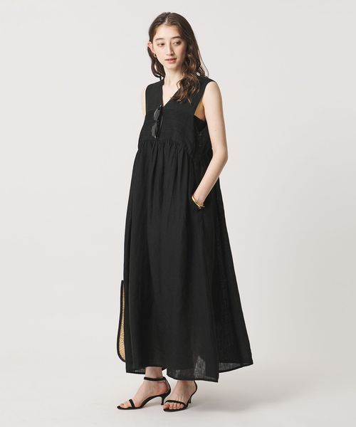 UNITED ARROWS/エンブロイダリー ノースリーブ ワンピース/ワンピース