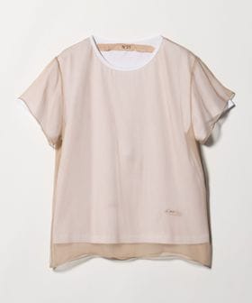 N°21/＜N°21＞シアー レイヤード Tシャツ/Tシャツ / カットソー