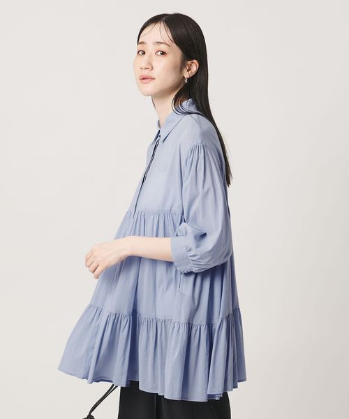 UNITED ARROWS/ボイル ティアード チュニック/シャツ / ブラウス