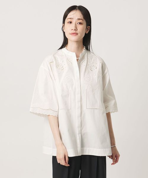 UNITED ARROWS/カットワーク シャツ ブラウス/シャツ / ブラウス