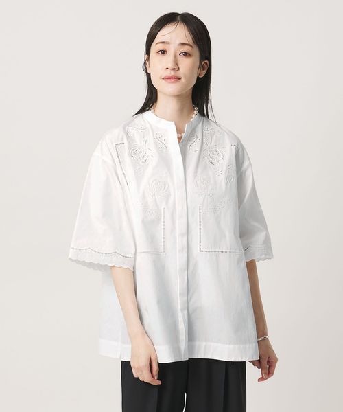 UNITED ARROWS/カットワーク シャツ ブラウス/シャツ / ブラウス