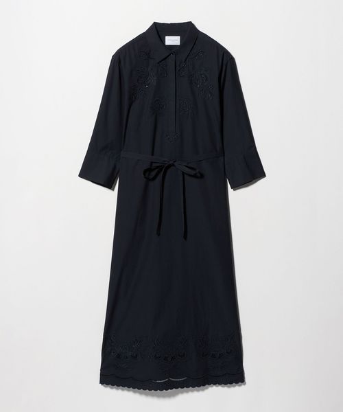 UNITED ARROWS/カットワーク シャツワンピース/ワンピース