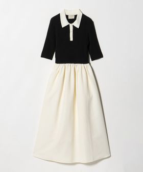 UNITED ARROWS/フィット＆フレア ポロワンピース ‐ウォッシャブル‐/ワンピース