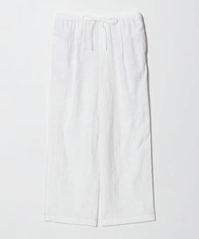 UNITED ARROWS/リネン イージーパンツ WHITE ‐ウォッシャブル‐/イージーパンツ