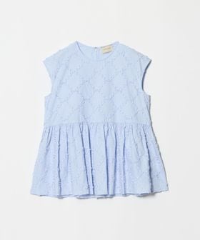 UNITED ARROWS/エンブロイダリー フリル フレンチスリーブ ブラウス/シャツ / ブラウス