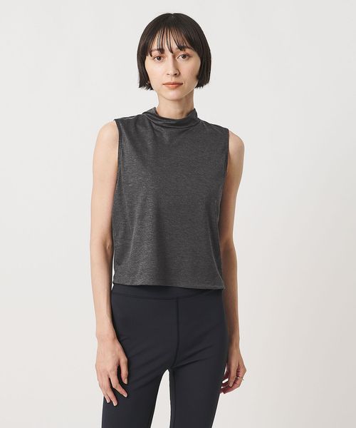 TO UNITED ARROWS/＜MIYAGI YUKA×TO UNITED ARROWS＞スタンドカラー ノースリーブ カットソー/Tシャツ / カットソー