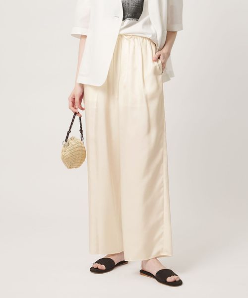 UNITED ARROWS/シルクライク イージーパンツ/イージーパンツ