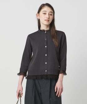 UNITED ARROWS/４WAY チュール フリル カーディガン/カーディガン / ボレロ