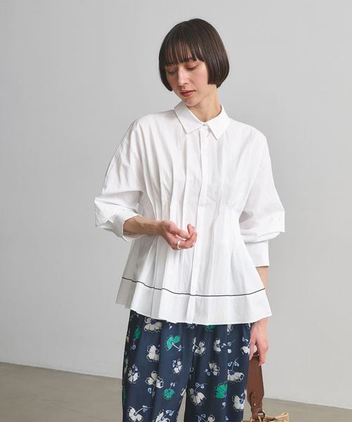 UNITED ARROWS/ピンタック シャツブラウス/シャツ / ブラウス