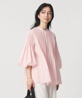 UNITED ARROWS/ピンタック バンドカラー ブラウス/シャツ / ブラウス