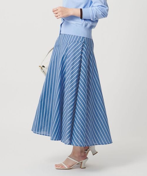 UNITED ARROWS/クリーン ストライプ マリンスカート/ミモレ / ロング