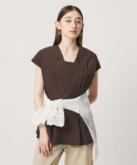 UNITED ARROWS/MANTECO POP フレンチスリーブ ブラウス/シャツ / ブラウス