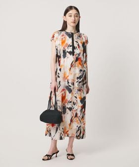 UNITED ARROWS/Spiree ギャザー フレンチスリーブ ワンピース/ワンピース