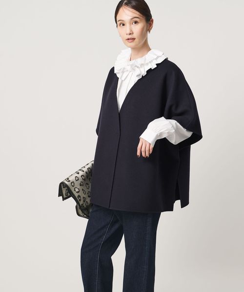 UNITED ARROWS/バイカラー リバー ストールベスト/その他コート / ブルゾン