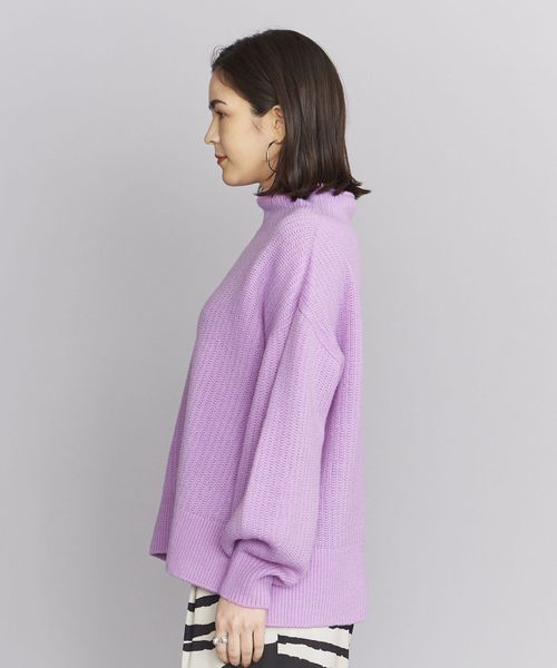 美品】UNITED ARROWS モックネック ニットプルオーバー セーター