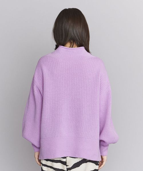 美品】UNITED ARROWS モックネック ニットプルオーバー セーター