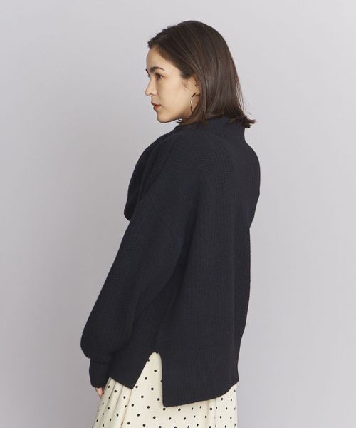 美品】UNITED ARROWS モックネック ニットプルオーバー セーター