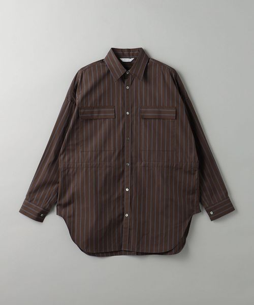 PHEENY＞スタンダード オーバーシャツ ―ウォッシャブル― 