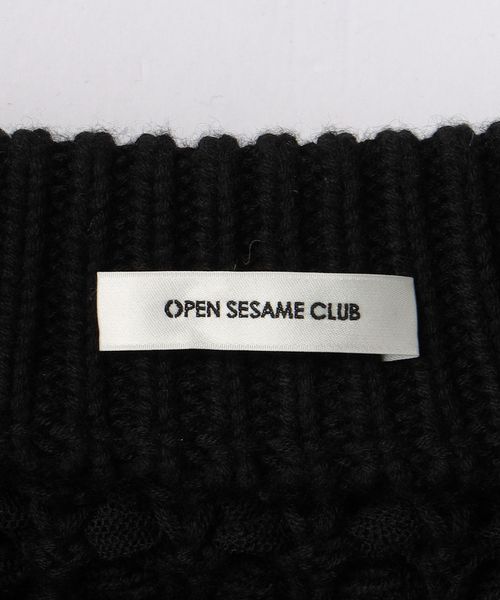 OPEN SESAME CLUB＞チュール フェイクファー ブルゾン