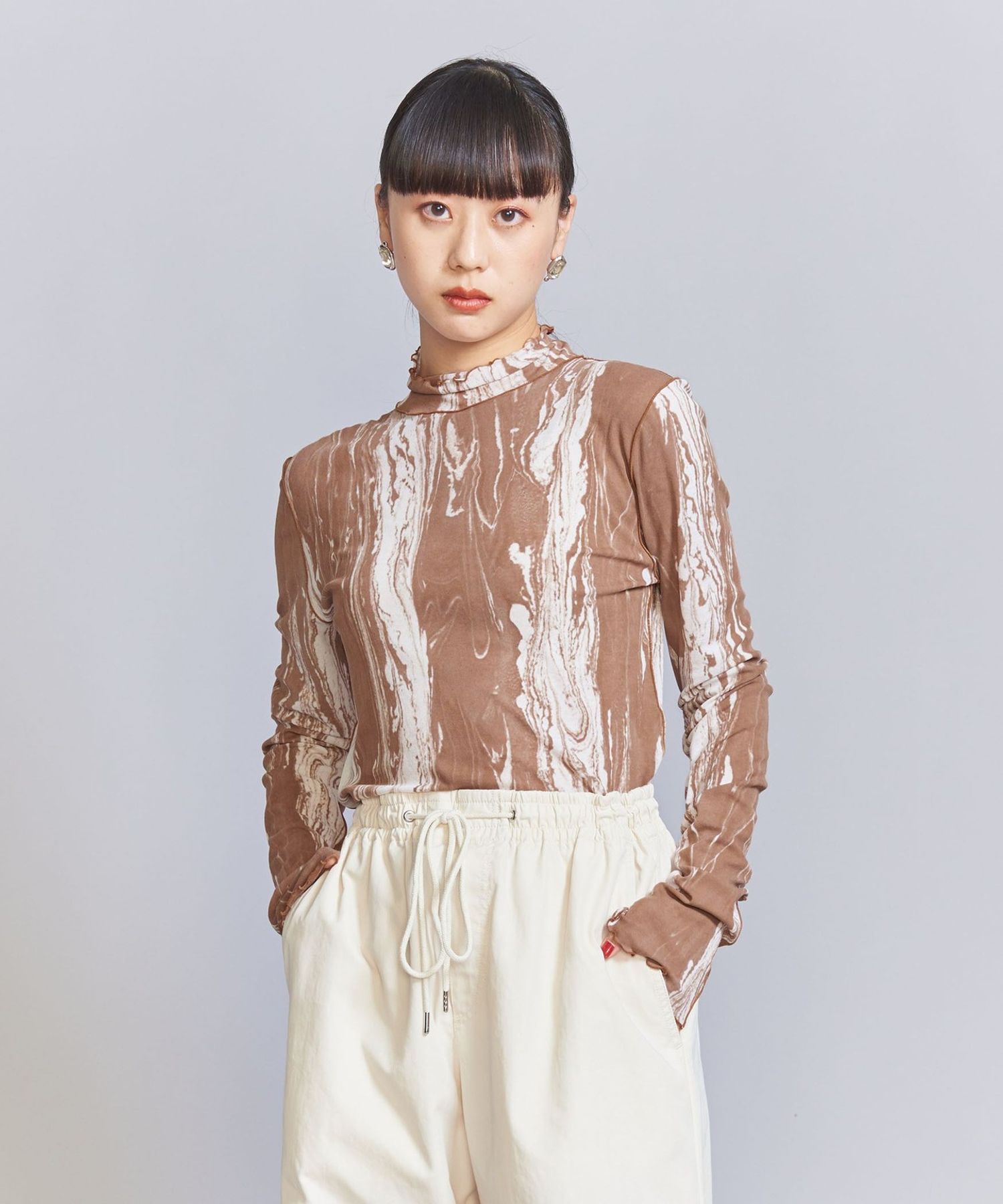 BEAUTY&amp;YOUTH UNITED ARROWS - ハクジ　コットンカシミア　カットソー　HAKUJI BEAUTY&YOUTH UNITED ARROWS｜ギザコットン SUPERB クルーネック