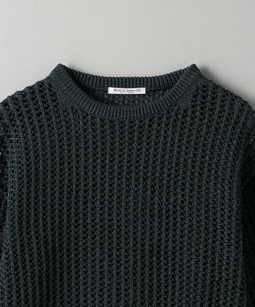 ラメメッシュ ニット プルオーバー -ウォッシャブル-