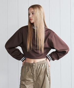 H BEAUTY&YOUTH/＜H＞ラインジャージープルオーバー/Tシャツ / カットソー