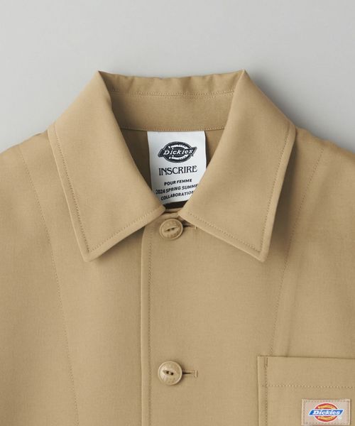 【新品 タグ付き】INSCRIRE×Dickies コラボ★カバーオール 別注】＜INSCRIRE×Dickies×BEAUTY&YOUTH＞カバーオールジャケット