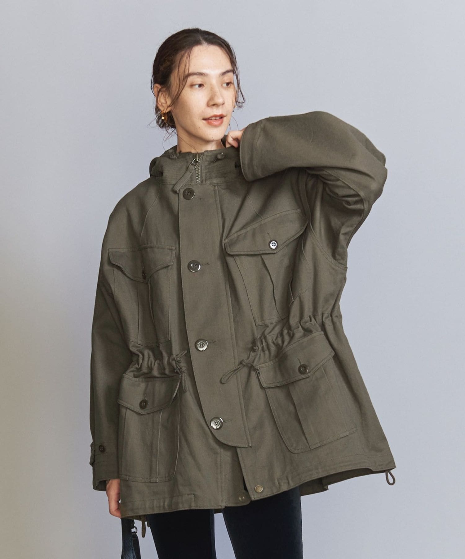 別注】＜ARMY TWILL＞ミリタリーフードコート