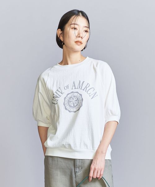 Americana＞プリント ラグランスリーブ Tシャツ
