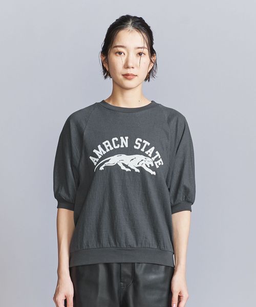 Americana＞プリント ラグランスリーブ Tシャツ