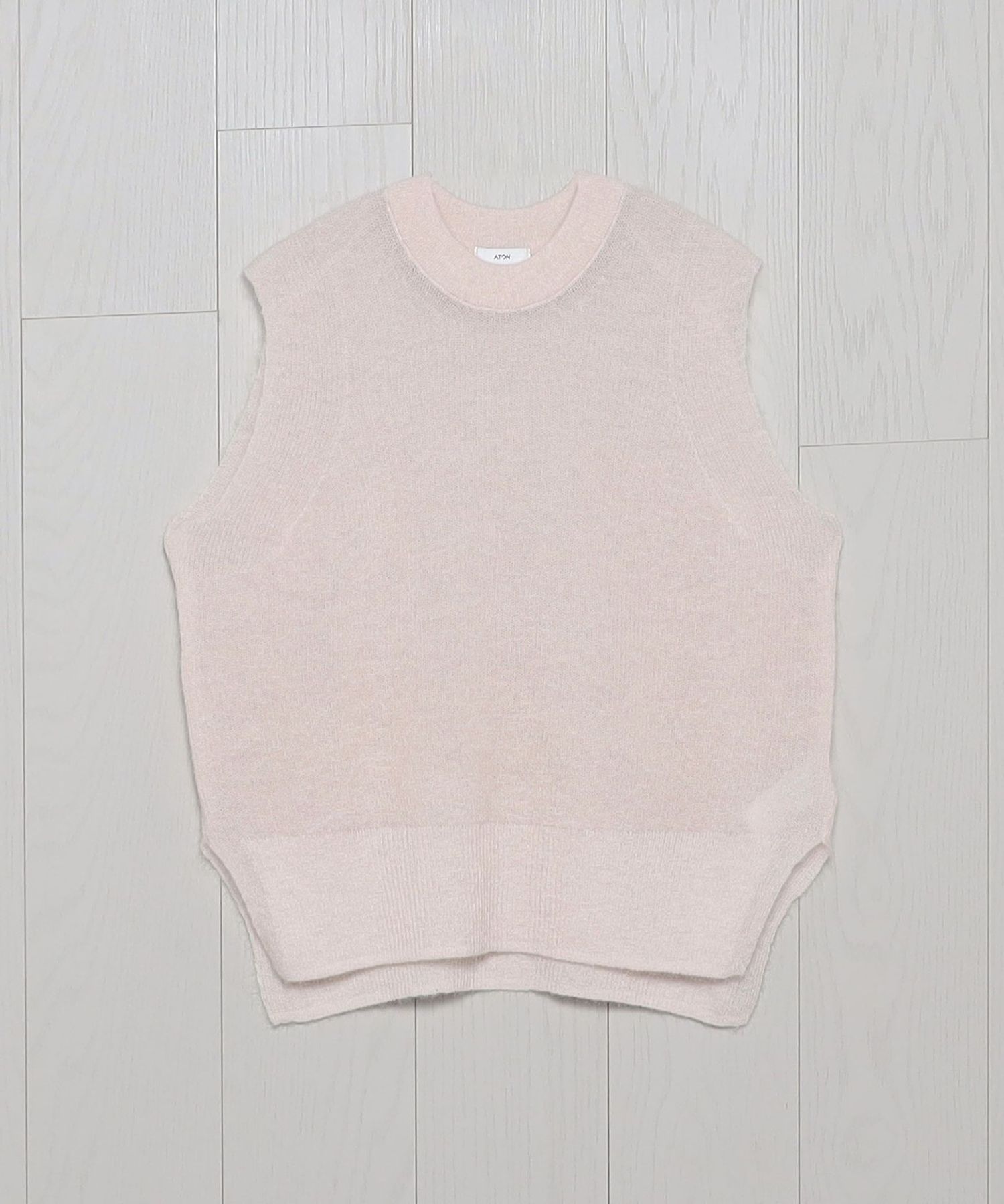 ATON＞MOHAIR CREWNECK VEST/ベスト