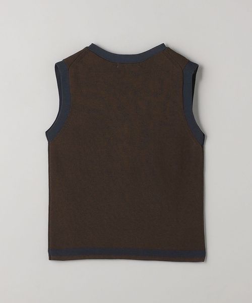 attisession united arrows ニットベスト ブラウン ビューティー＆ユース ユナイテッドアローズのベスト（ブラウン