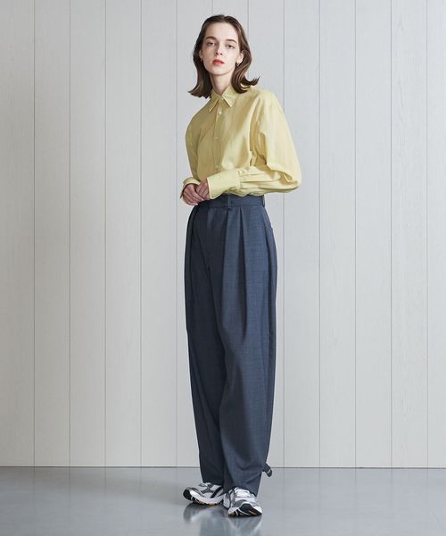 H beauty&youth コットンボイルロングシャツ 1600024F1051_m1_c103.jpg