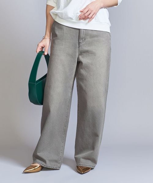 BEAUTY&YOUTH/デニム ワイドストレート パンツ/デニムパンツ
