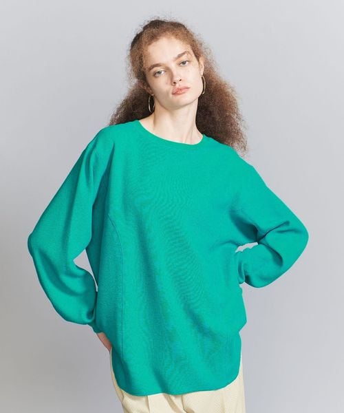 BEAUTY&YOUTH/ダブルフェイス ホック プルオーバー ―2WAY―/Tシャツ / カットソー
