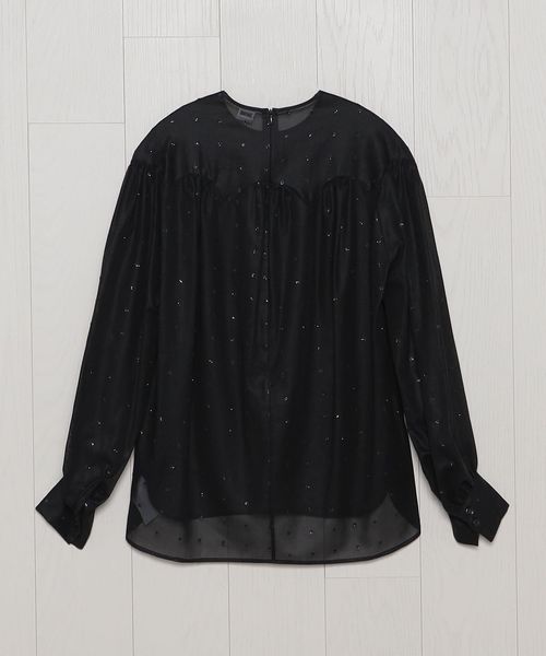 BOWTE＞GLITTER DOT YORK BLOUSE/ブラウス