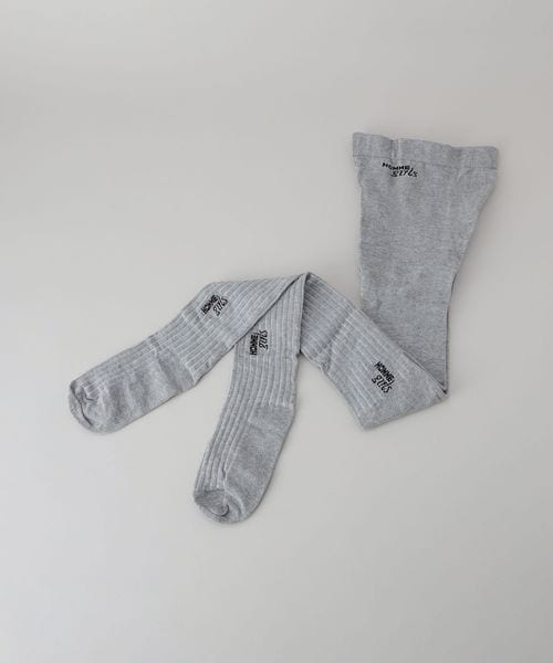 HOMME GIRLS LOGO TIGHTS/タイツ WINE S/Mサイズ HOMME GIRLS LOGO TIGHTS/タイツ WINE S/Mサイズ