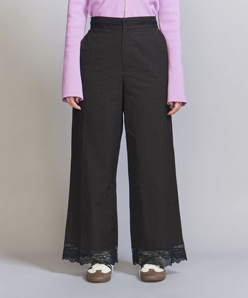 バミプレナイページ ne Quittez pas＞ヘムレース パンツ