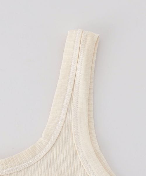 【関税込み】Baserange ブラック Heart ブラ Heart ブラジャー in Undyed | ファインオーガニック・コットン