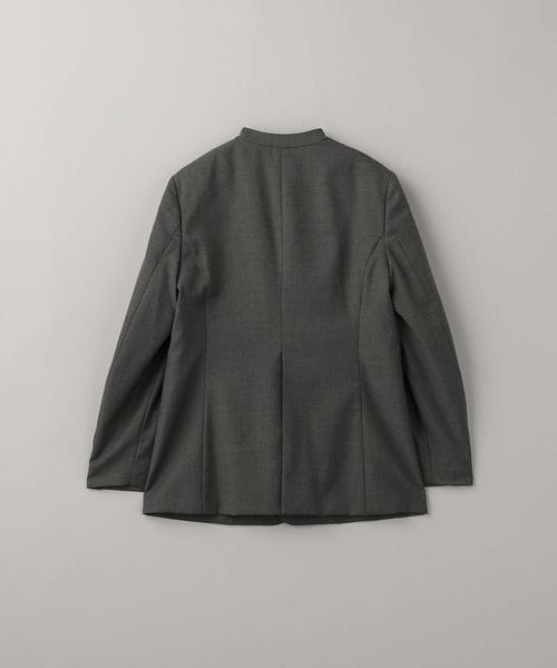 ノーカラー ジャケット