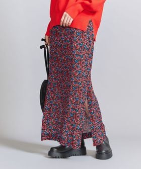【タグ付き未使用品】ユナイテッドアローズ 洗える フラワープリントロングスカート