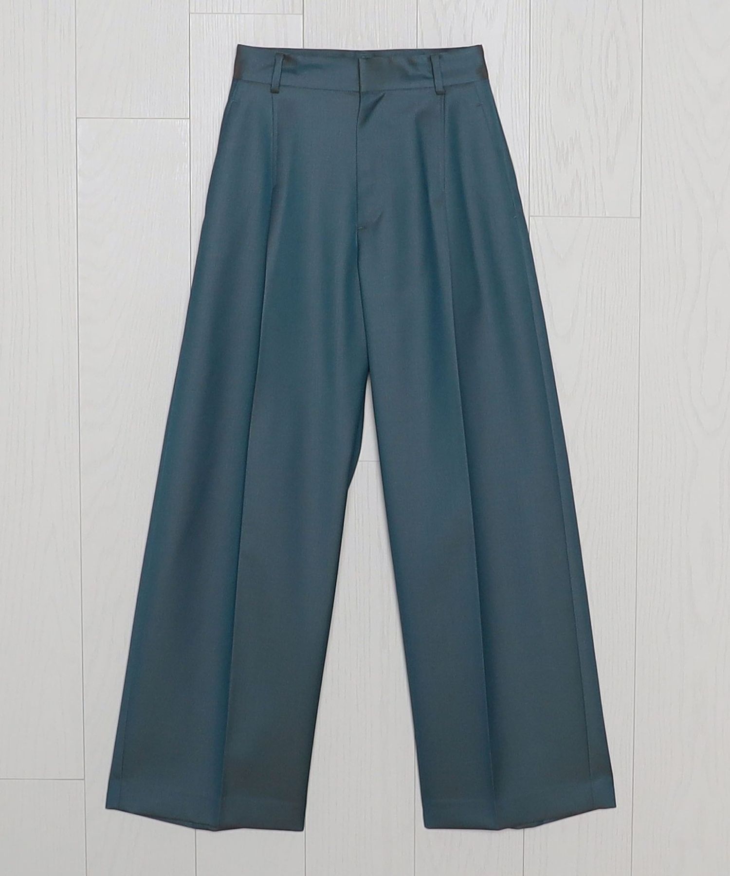 H BEAUTY&YOUTH UNITED ARROWS ギャバ バギーパンツ H＞ギャバ バギーパンツ